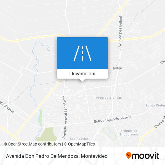Mapa de Avenida Don Pedro De Mendoza