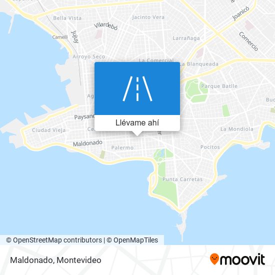 Mapa de Maldonado