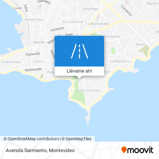 Mapa de Avenida Sarmiento