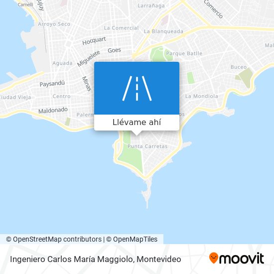 Mapa de Ingeniero Carlos María Maggiolo