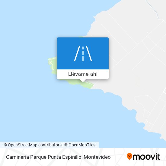 Mapa de Camineria Parque Punta Espinillo