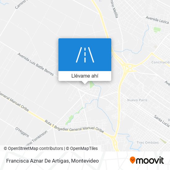 Mapa de Francisca Aznar De Artigas
