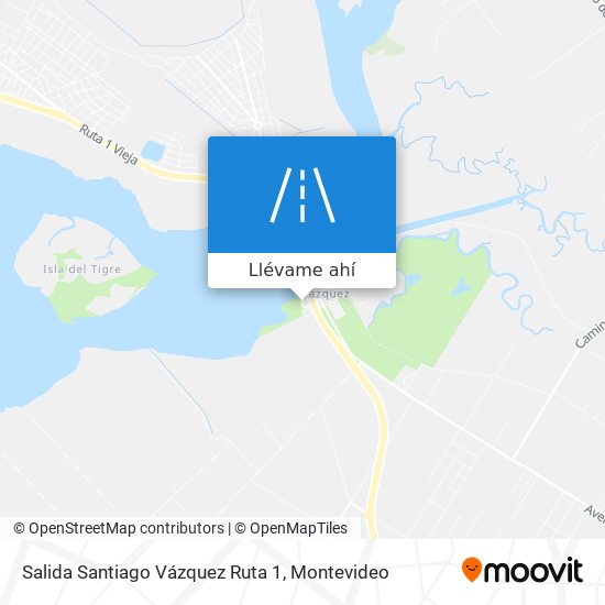 Mapa de Salida Santiago Vázquez Ruta 1