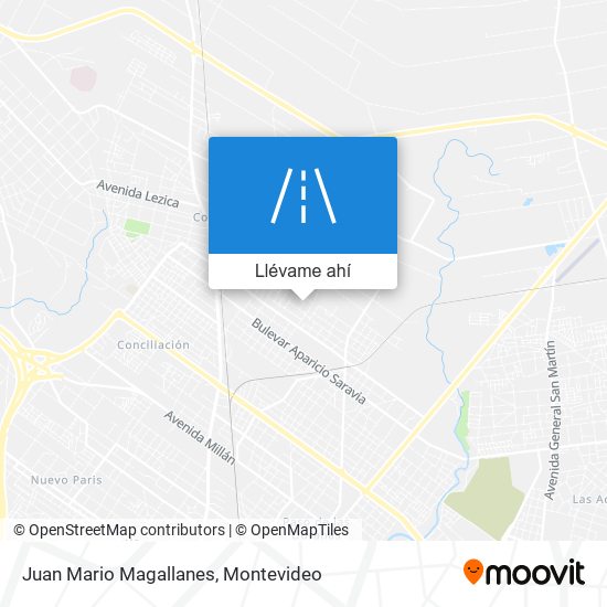 Mapa de Juan Mario Magallanes