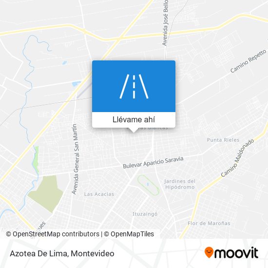 Mapa de Azotea De Lima