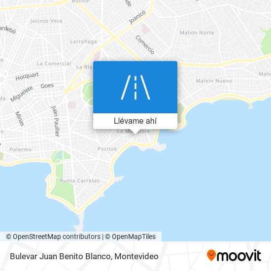 Mapa de Bulevar Juan Benito Blanco