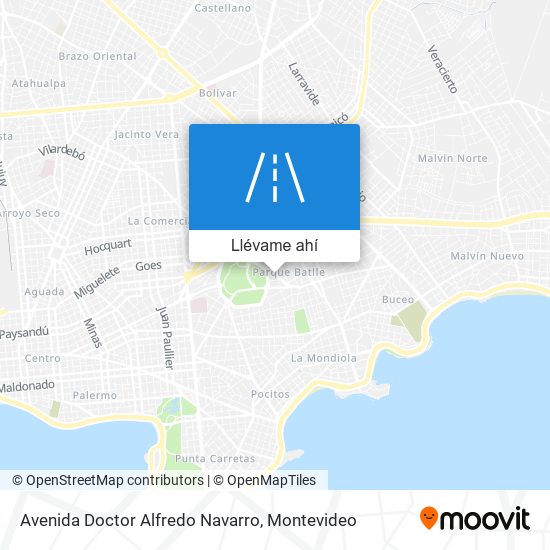Mapa de Avenida Doctor Alfredo Navarro
