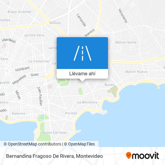 Mapa de Bernandina Fragoso De Rivera