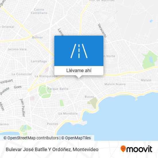 Mapa de Bulevar José Batlle Y Ordóñez