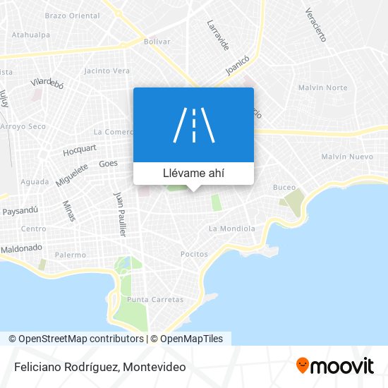 Mapa de Feliciano Rodríguez