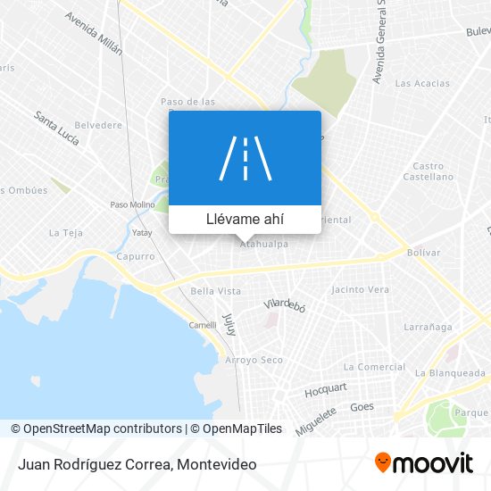 Mapa de Juan Rodríguez Correa