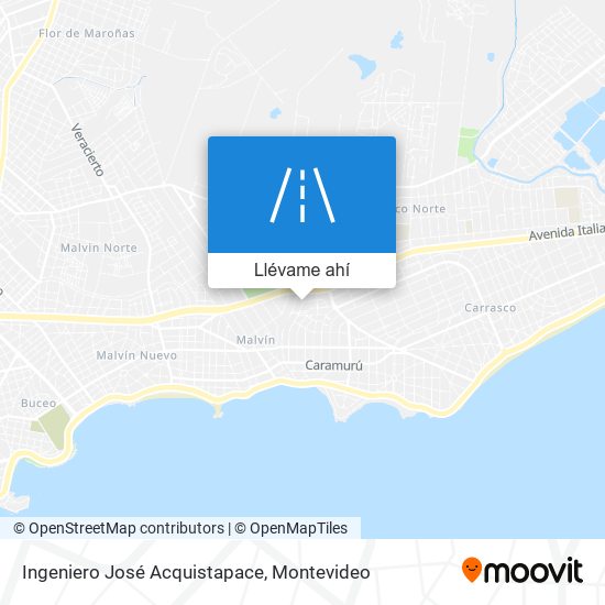 Mapa de Ingeniero José Acquistapace