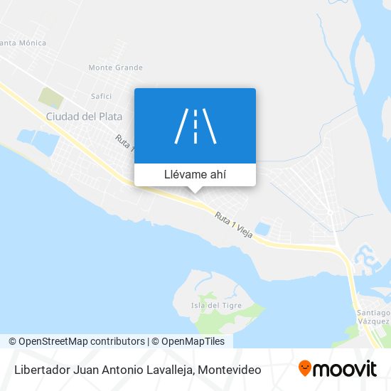 Mapa de Libertador Juan Antonio Lavalleja