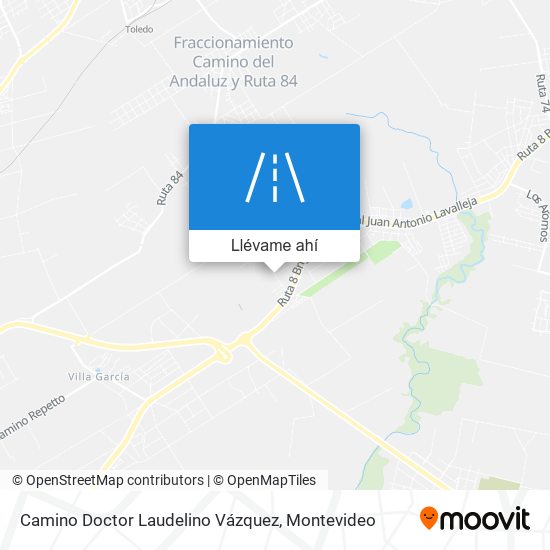 Mapa de Camino Doctor Laudelino Vázquez