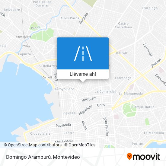 Mapa de Domingo Aramburú