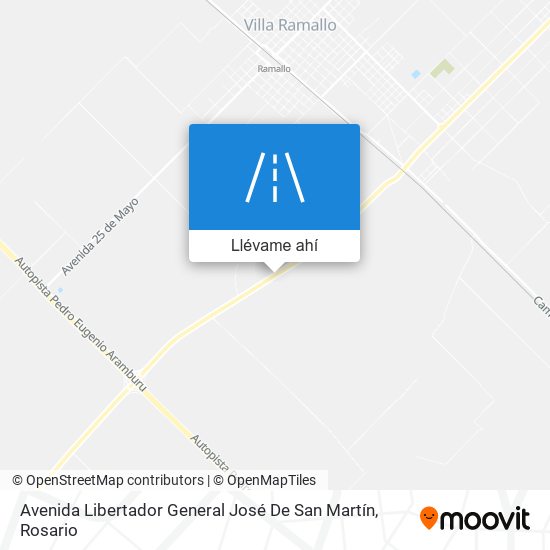Mapa de Avenida Libertador General José De San Martín