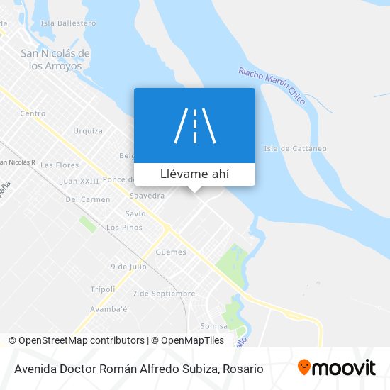 Mapa de Avenida Doctor Román Alfredo Subiza