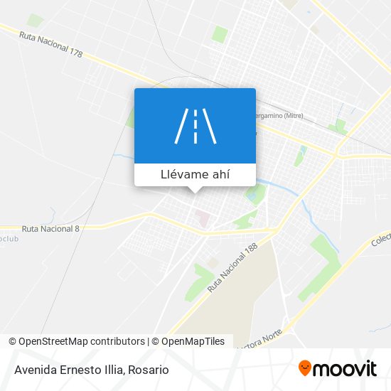 Mapa de Avenida Ernesto Illia