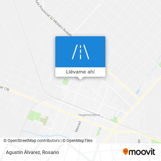 Mapa de Agustín Álvarez