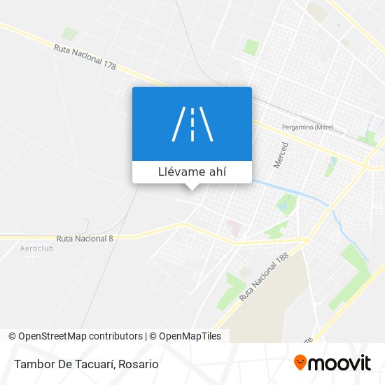 Mapa de Tambor De Tacuarí