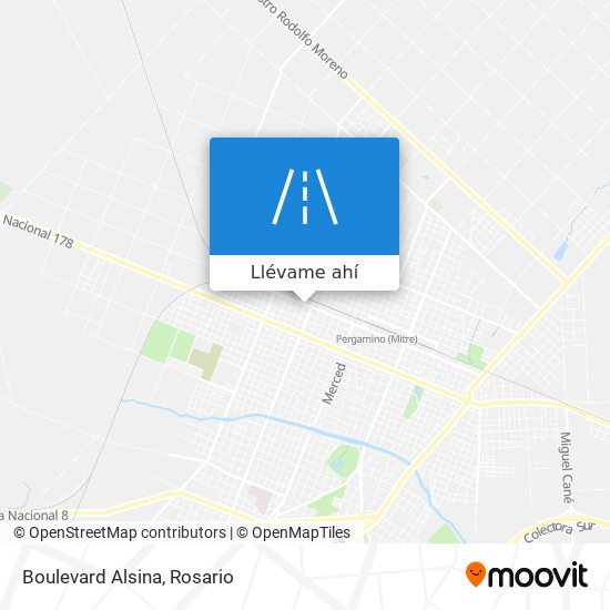 Mapa de Boulevard Alsina