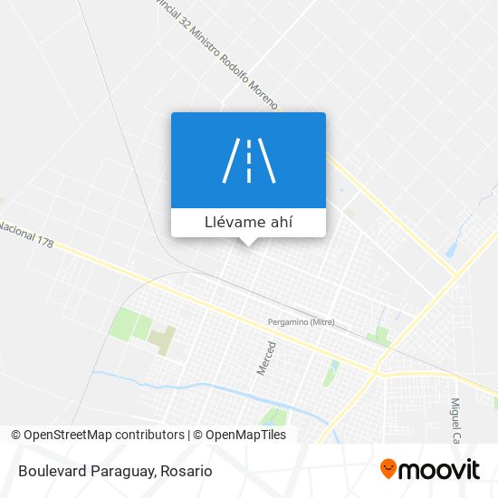 Mapa de Boulevard Paraguay