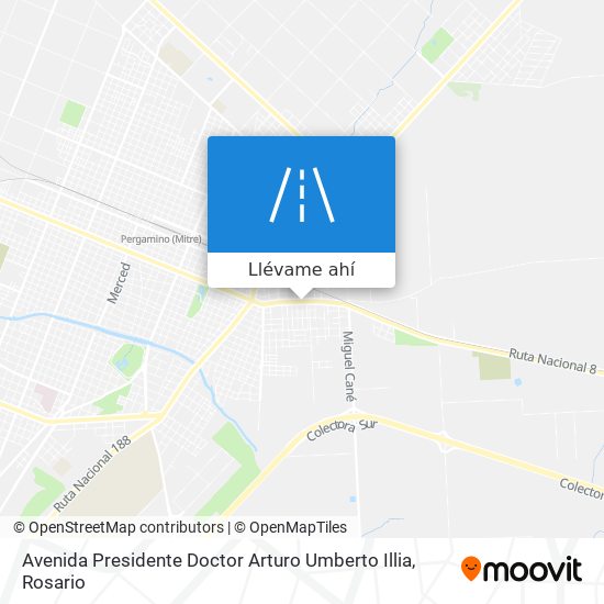 Mapa de Avenida Presidente Doctor Arturo Umberto Illia