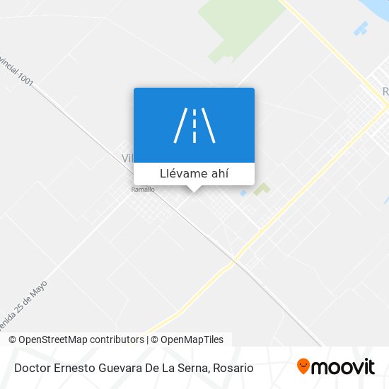 Mapa de Doctor Ernesto Guevara De La Serna