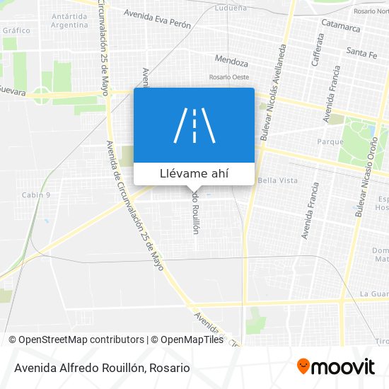 Mapa de Avenida Alfredo Rouillón