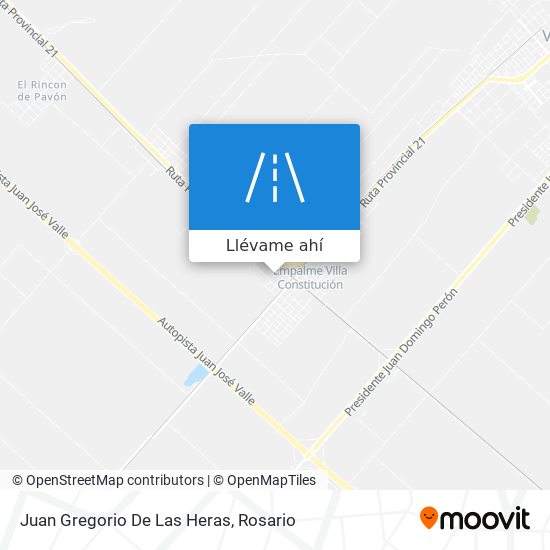 Mapa de Juan Gregorio De Las Heras