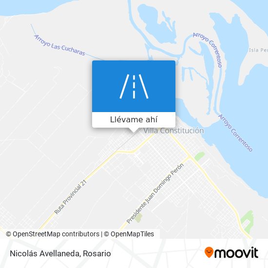 Mapa de Nicolás Avellaneda