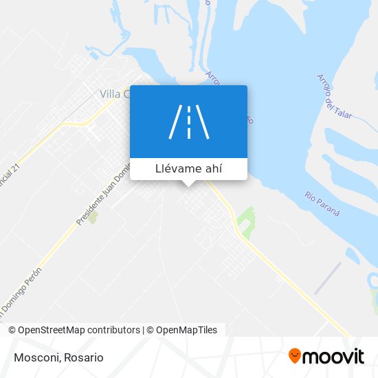 Mapa de Mosconi