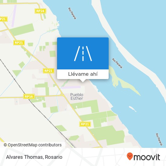 Mapa de Alvares Thomas