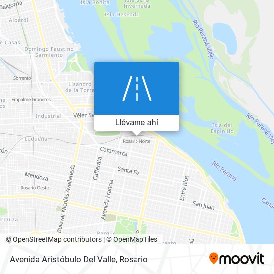 Mapa de Avenida Aristóbulo Del Valle