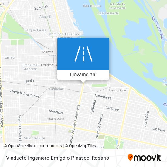 Mapa de Viaducto Ingeniero Emigdio Pinasco