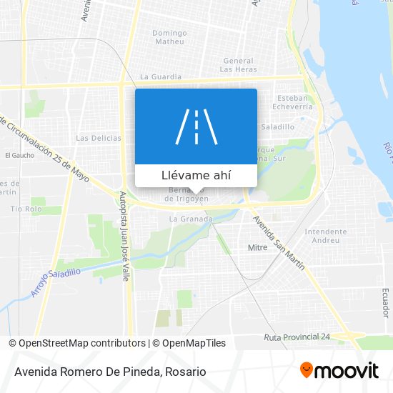 Mapa de Avenida Romero De Pineda