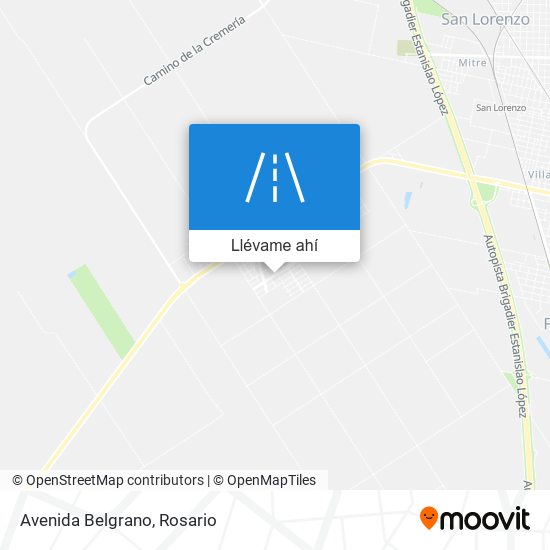 Mapa de Avenida Belgrano