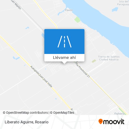 Mapa de Liberato Aguirre