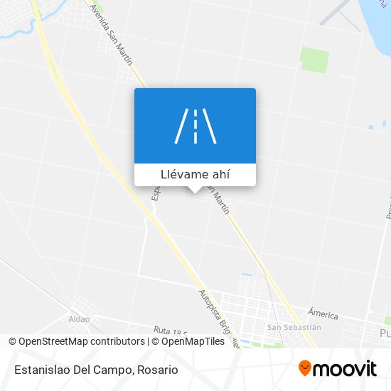 Mapa de Estanislao Del Campo