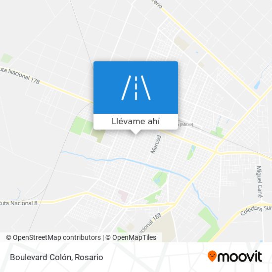 Mapa de Boulevard Colón
