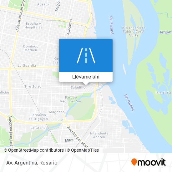 Mapa de Av. Argentina