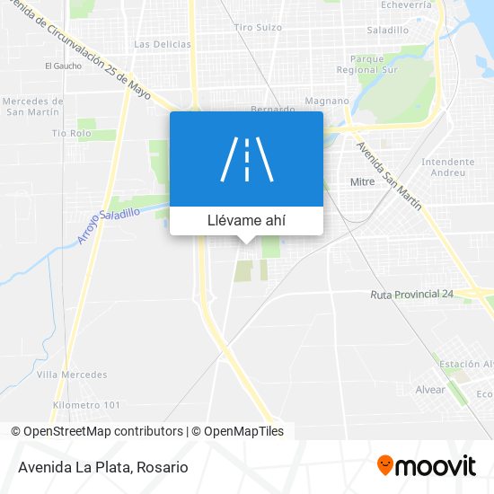 Mapa de Avenida La Plata