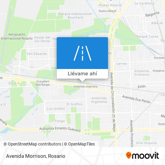 Mapa de Avenida Morrison