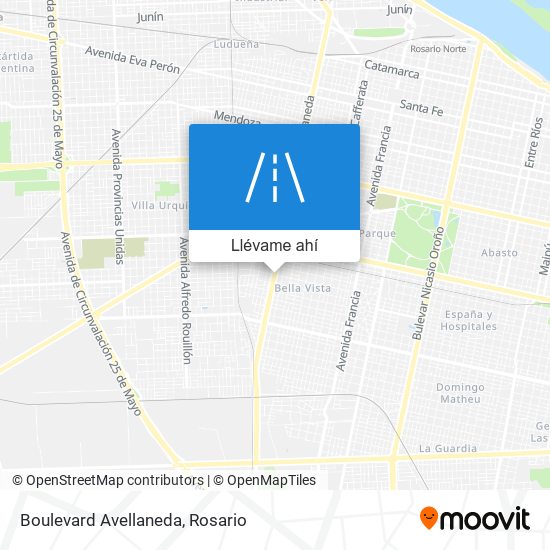 Mapa de Boulevard Avellaneda