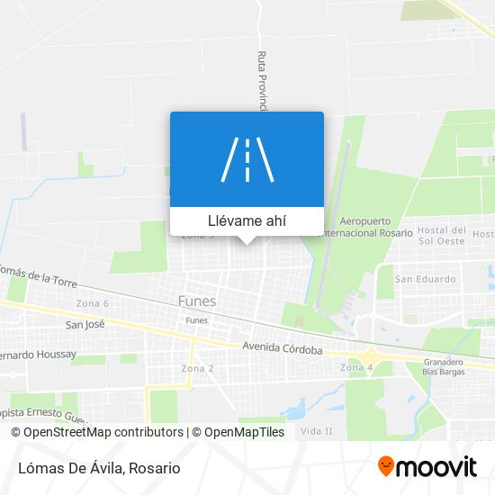 Mapa de Lómas De Ávila