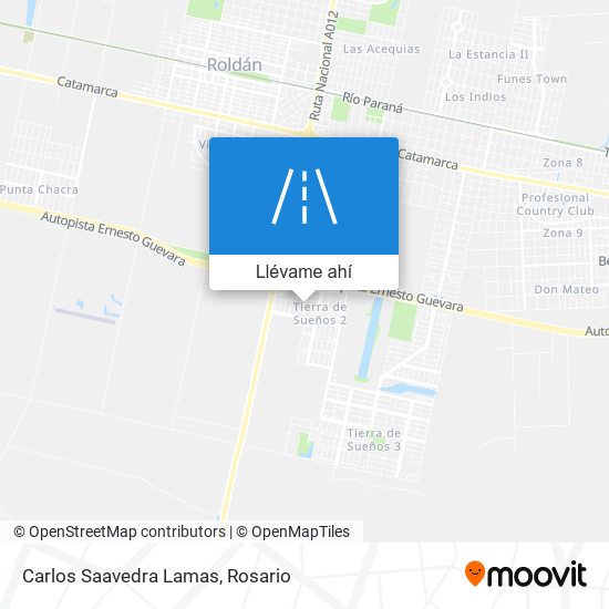 Mapa de Carlos Saavedra Lamas