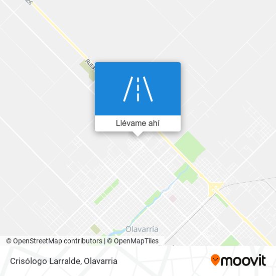 Mapa de Crisólogo Larralde