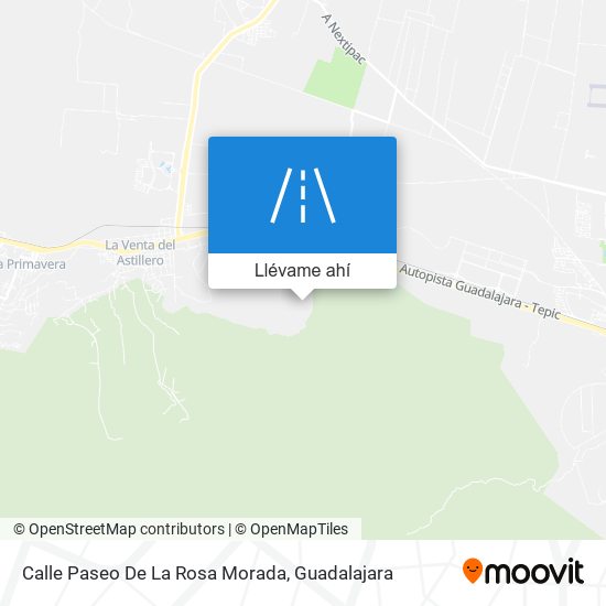 Cómo llegar a Calle Paseo De La Rosa Morada en Zapopan en Autobús?