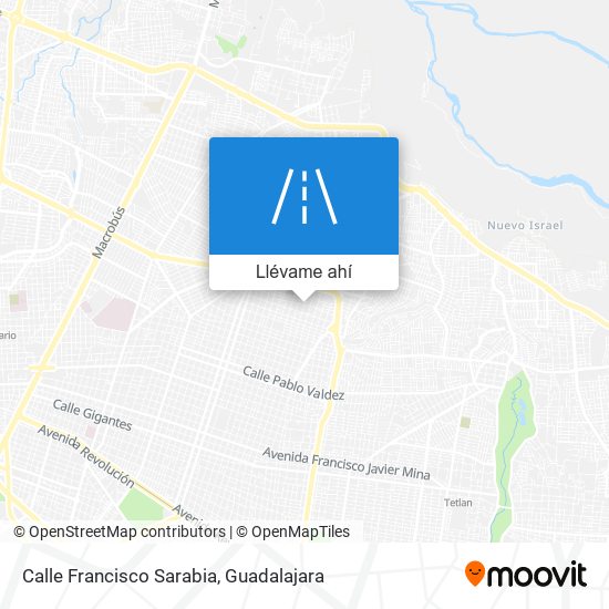 Mapa de Calle Francisco Sarabia