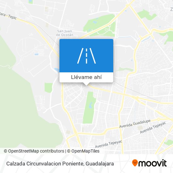 Cómo llegar a Calzada Circunvalacion Poniente en Zapopan en Autobús?